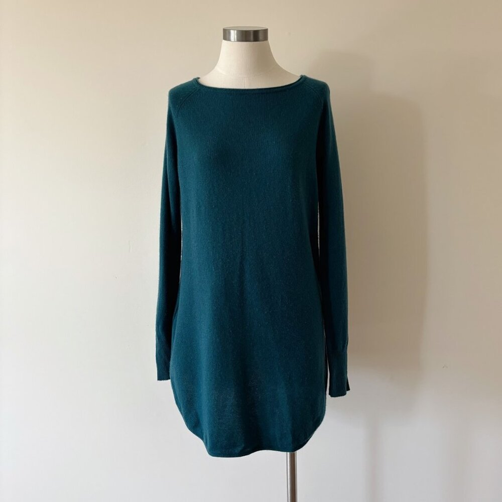 Halogen wool sweater cashmere sweater green